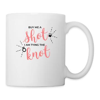 Donnez-moi un cadeau de mariage de mariée JGA - Mug blanc - blanc - Droite