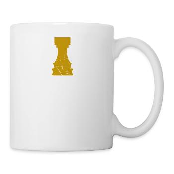 Schach - Direkt zum Punkt - Tasse - Weiß - Rechts