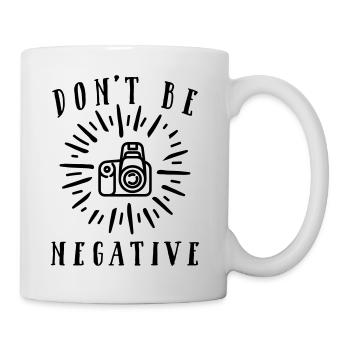 Ne pas être négatif - Mug blanc - blanc - Droite
