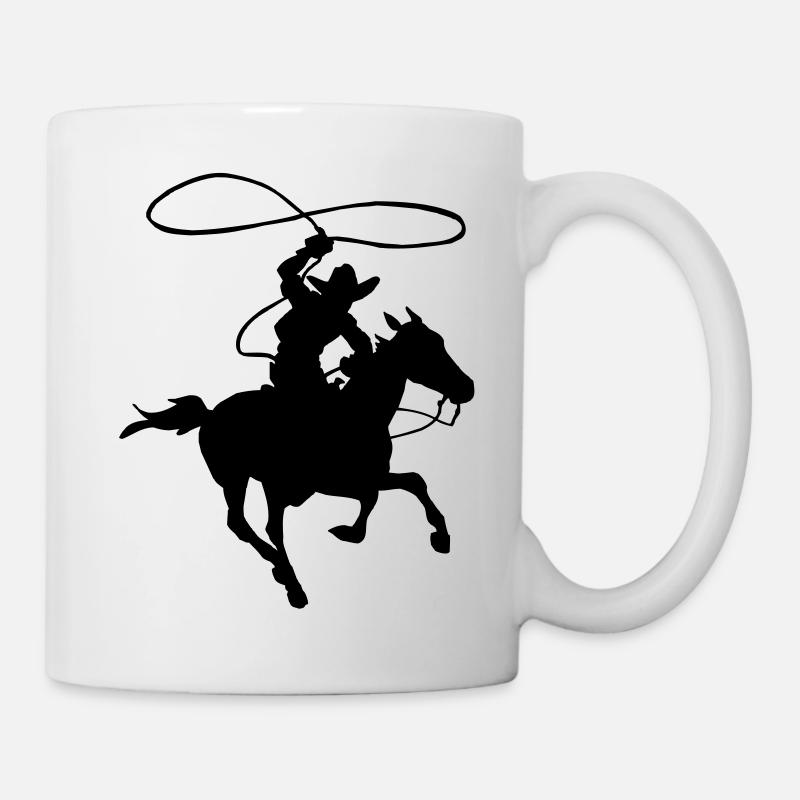 Cowboy - Tasse - Weiß