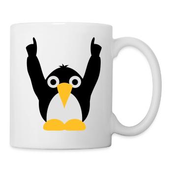 party_pinguine_f3 - Mug - white - Right