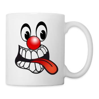 smiley design 1 - Tasse - Weiß - Rechts