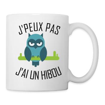 I can not have an Owl - Mug - white - Right