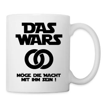 DAS WARS - Möge die Macht mit ihm sein Geschenidee - Tasse - Weiß - Rechts