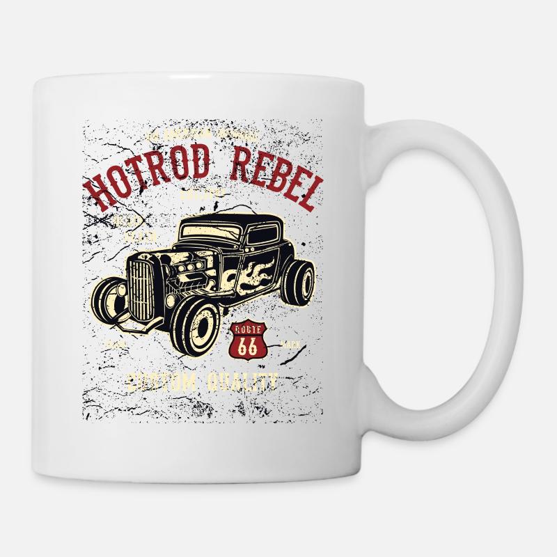 Hot Rod Rebel II - Mug blanc - blanc