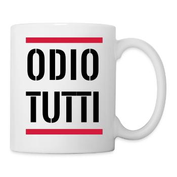 Ich hasse jeden - Tasse - Weiß - Rechts