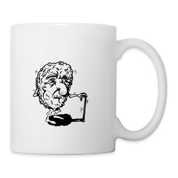Cellule âgée - Mug blanc - blanc - Droite