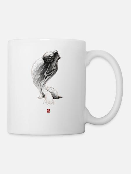 Sketchy Turtle - Mug - white