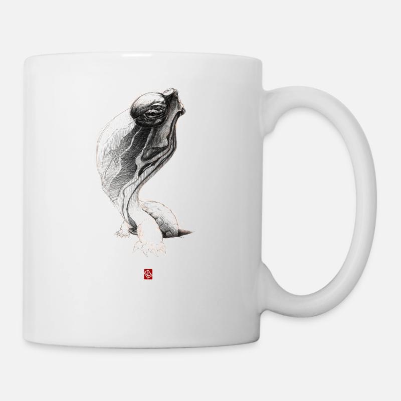 Sketchy Tortue - Mug blanc - blanc