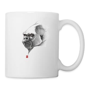 Sketchy Gorilla - Mug - white - Right