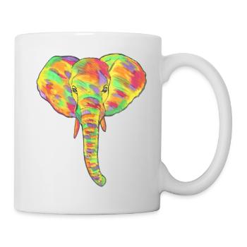 Happy Elephant - Mug - white - Right