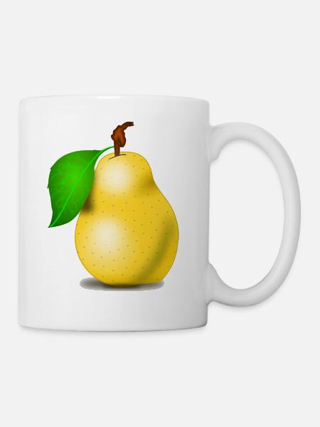 poire - Mug blanc - blanc