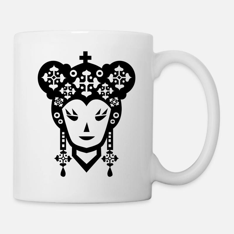 Tête d'Idole - Mug blanc - blanc