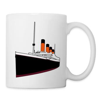 titanic_boat - Mug blanc - blanc - Droite