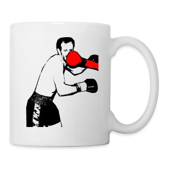 Boxer direct hit - Mug - white - Right