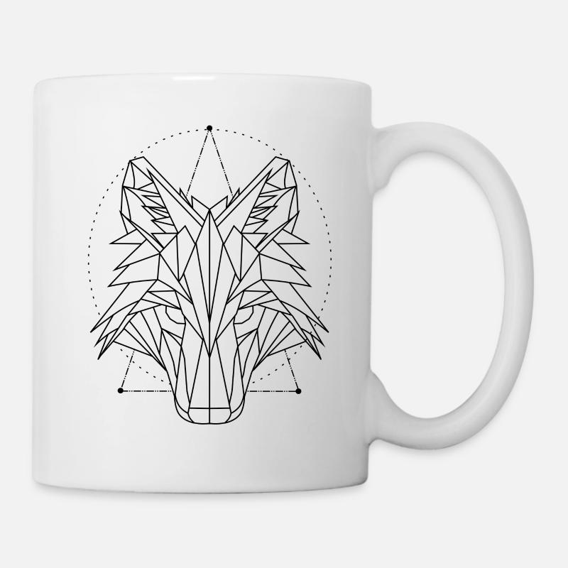 Wolf - Tasse - Weiß