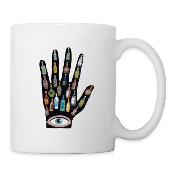 Une autre main - Mug blanc - blanc - Droite