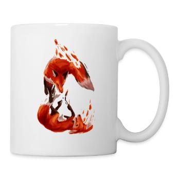 Füchse - Tasse - Weiß - Rechts
