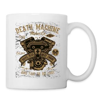 Death Machine - Mug blanc - blanc - Droite