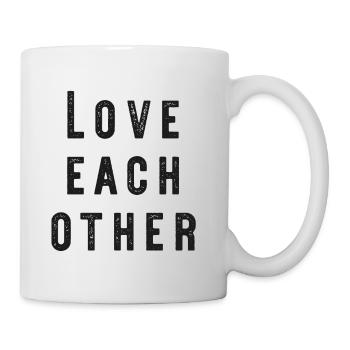 Love each other - Mug - white - Right