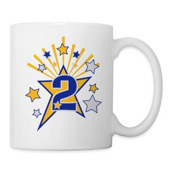BirthdayStar2 - Tasse - Weiß - Rechts