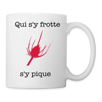 ressentiment - Mug blanc - blanc - Droite