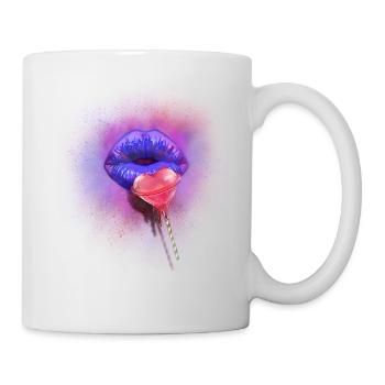 Ausgang abgedeckt und schützen Sie. - Tasse - Weiß - Rechts