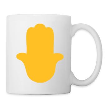 fatima khamsa main musulman kabbale - Mug blanc - blanc - Droite