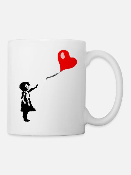 Balloon child - Mug - white