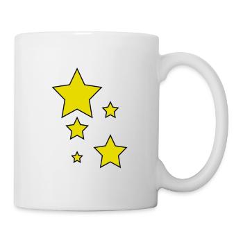 Star yellow - Mug - white - Right