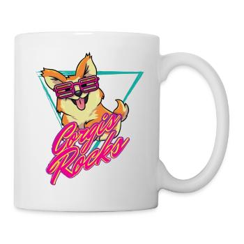 Welsh Corgi Pembroke - Mug - white - Right