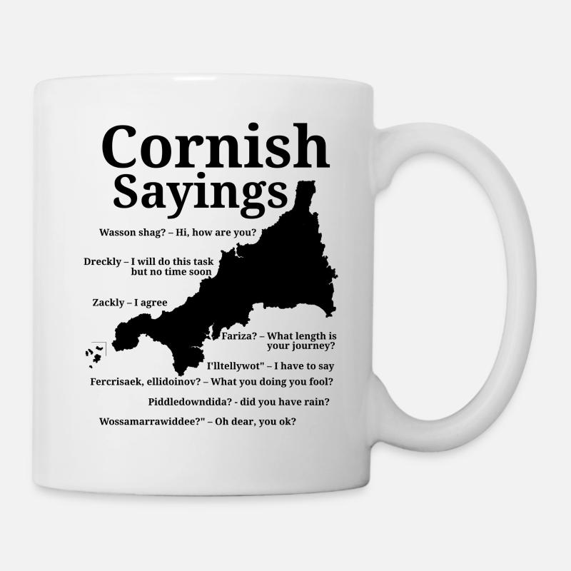 Dictons de Cornouailles - Mug blanc - blanc