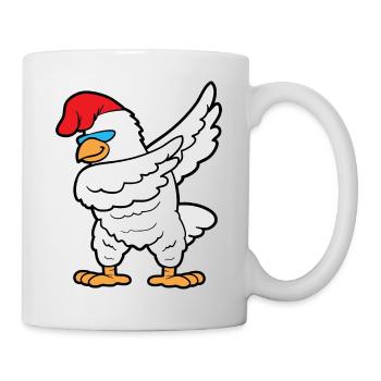 Dabbing Dab Dancing Cock Chicken Gockel - Mug - white - Right