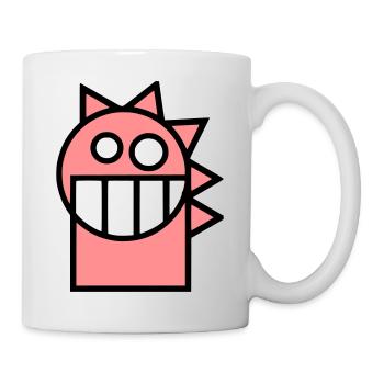 Drachen - Tasse - Weiß - Rechts