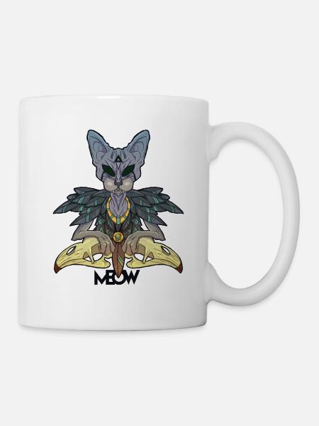 Roi chat - Mug blanc - blanc