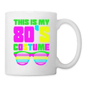 80er Jahre Bad Taste - Tasse - Weiß - Rechts