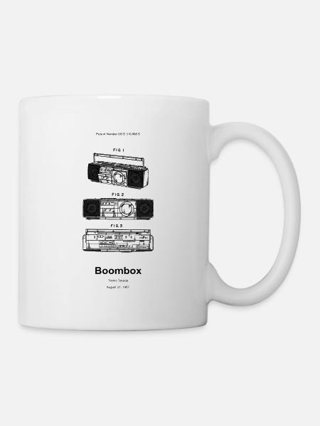 Boombox - Mug blanc - blanc