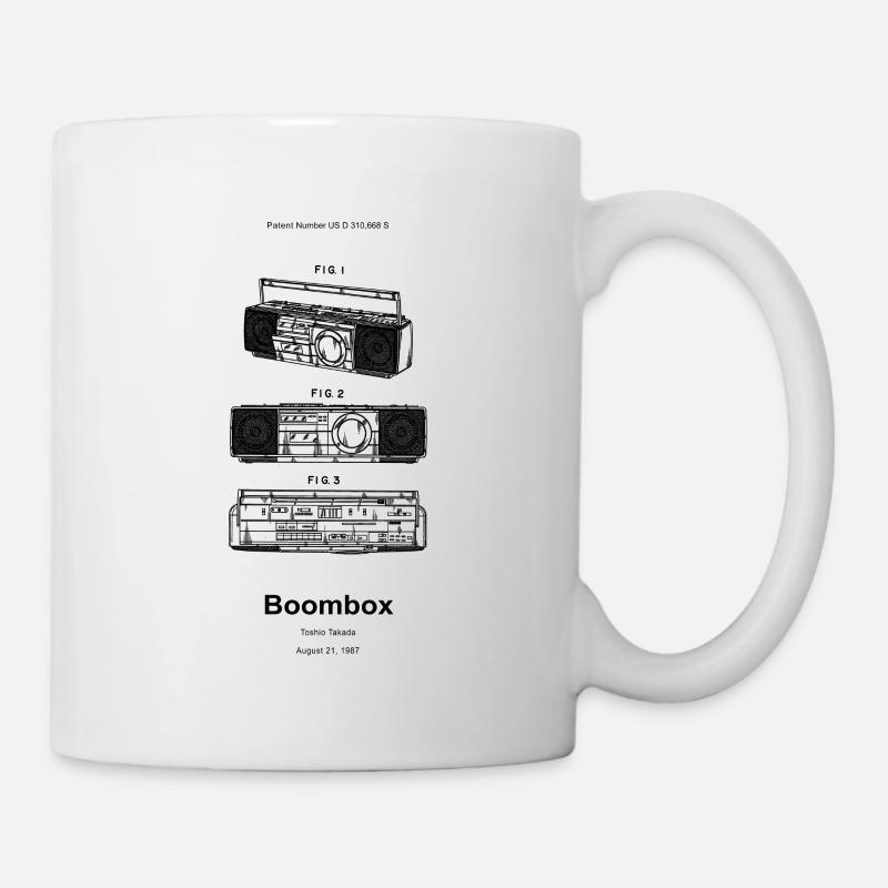 Boombox - Mug blanc - blanc