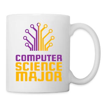 Computer - Tasse - Weiß - Rechts