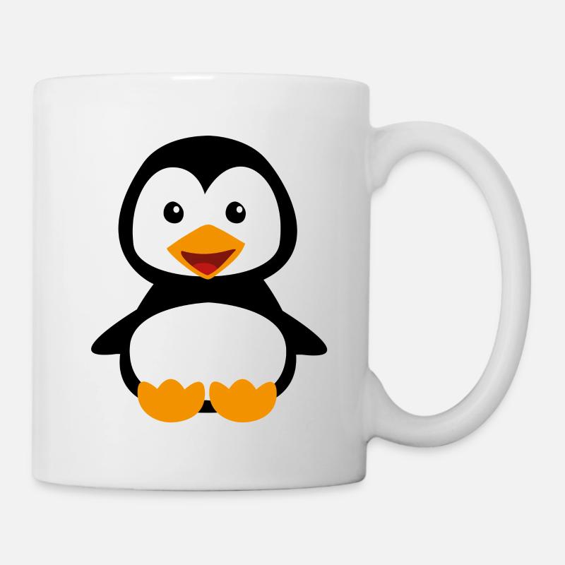 manchot - Mug blanc - blanc