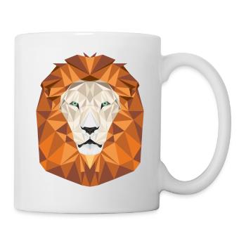 Lion's Head. Head of a lion - Mug - white - Right