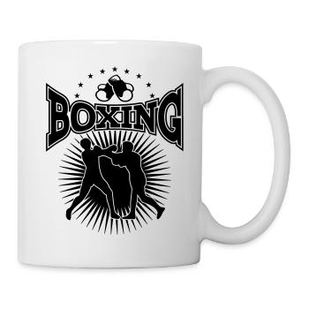 boxing - Mug blanc - blanc - Droite