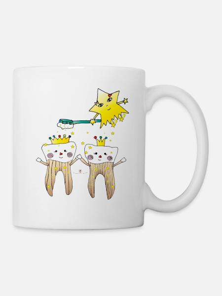 Gesunde Zähne - Tasse - Weiß