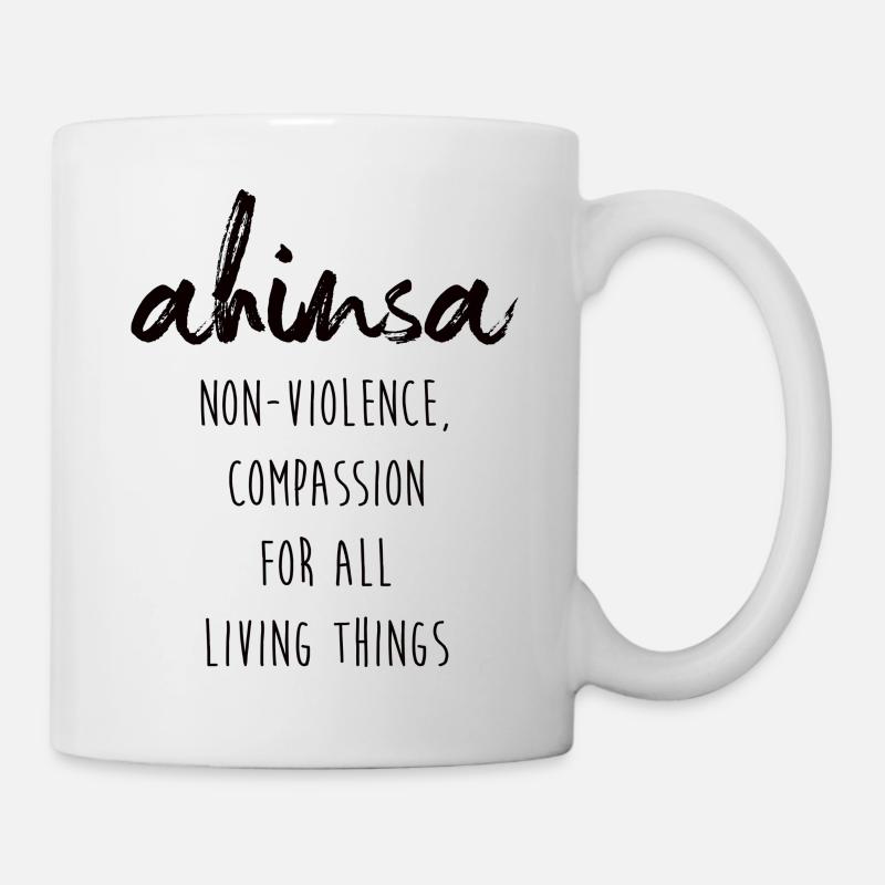 Ahimsa - Mug blanc - blanc