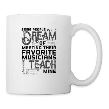 Music favorite student teacher shirt gift - Mug - white - Right