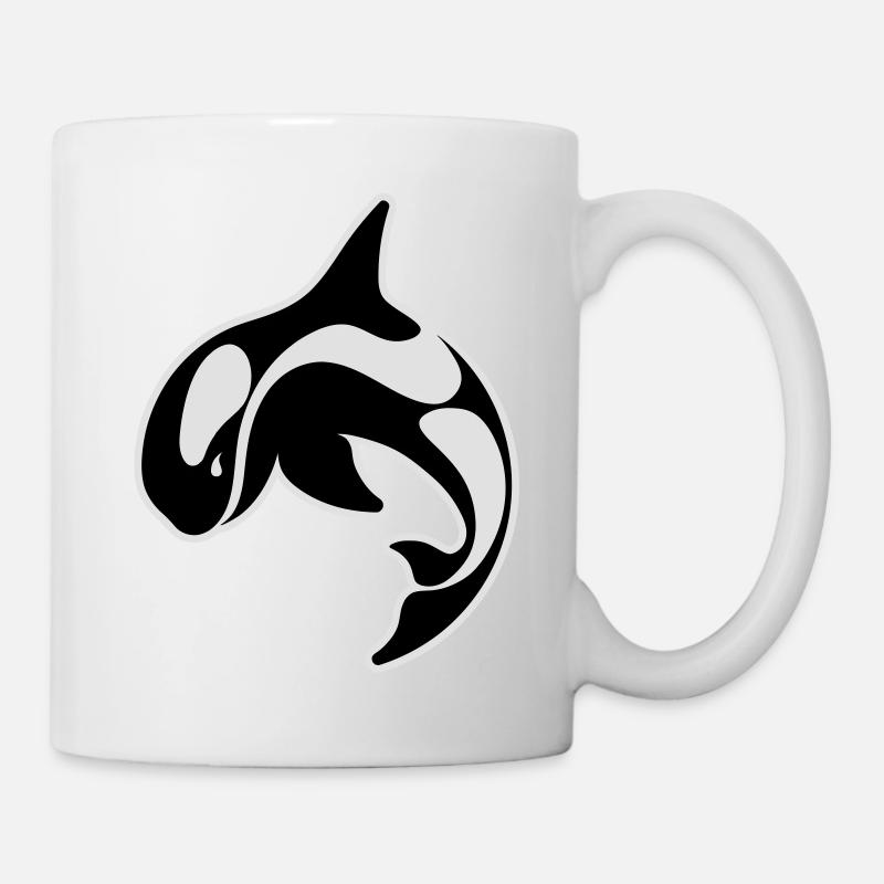 Schwertwal - Tasse - Weiß