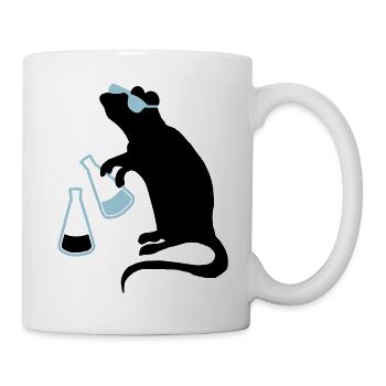 laborratte - Tasse - Weiß - Rechts