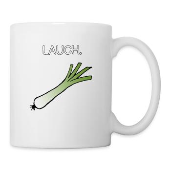 Lauch - Tasse - Weiß - Rechts