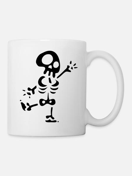 skeleton - Mug - white