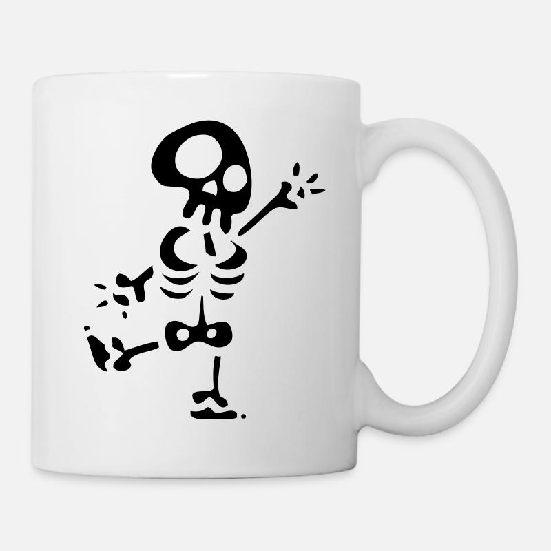 skeleton - Mug - white